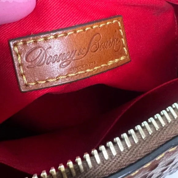 Dooney & Bourke Ostrich Ruby Crossbody Bag - Picture 12 of 13